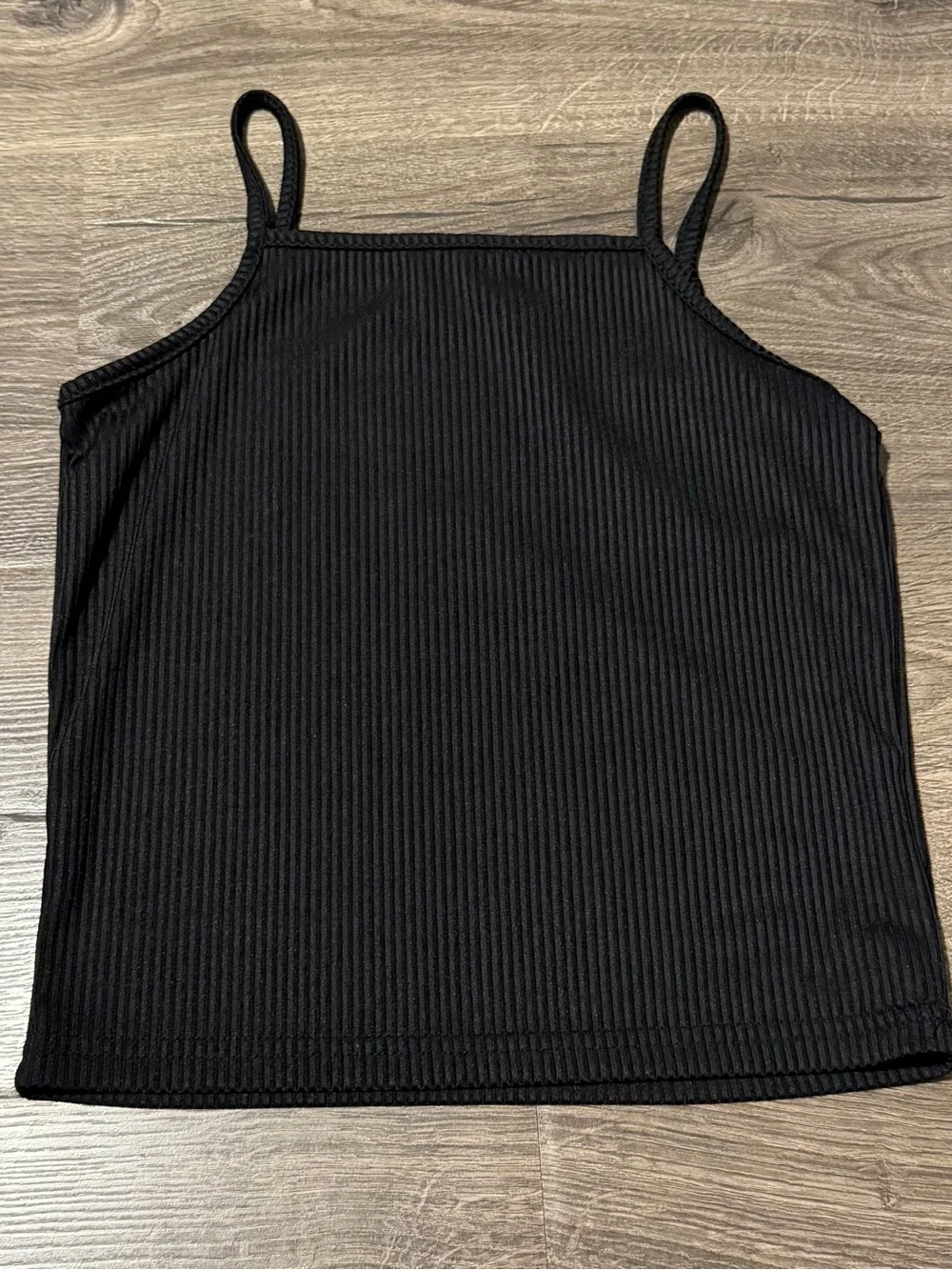 Girls 6/7 Outfits Black Strappy Tank Top & Zara Polka Dot Skirt